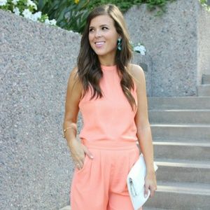 Mossimo Coral Romper